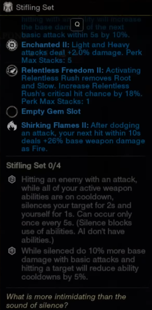 new world aeternum stifling set